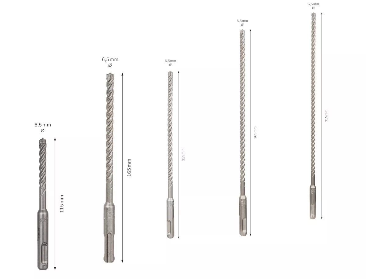 Forêt à béton SDS-PLUS-7x 4 taillants Ø6,5mm BOSCH